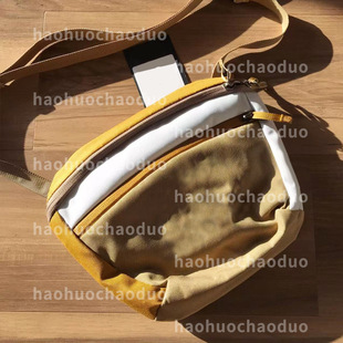 Bird Same Style 2L Joint Gradient Embroider Crossbody Bag Nylon Shoulder Bag Men's and Women's Trendyy Outdoor Bag