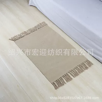 Avtomobil döşəmə paspasları: mat, bedside mat - khaki-tassels-60x90cm