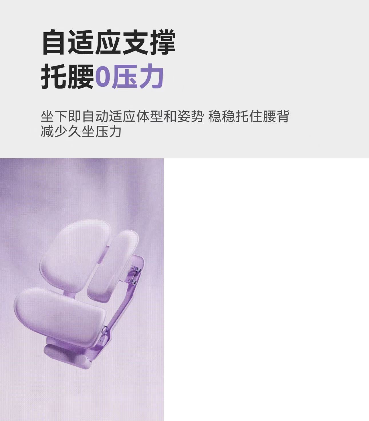 Sleep Hole Support Lumbar Cushion for Long Sitting, Ergonomic Waist Support Cushion, Office Chair Backrest Pad H-2