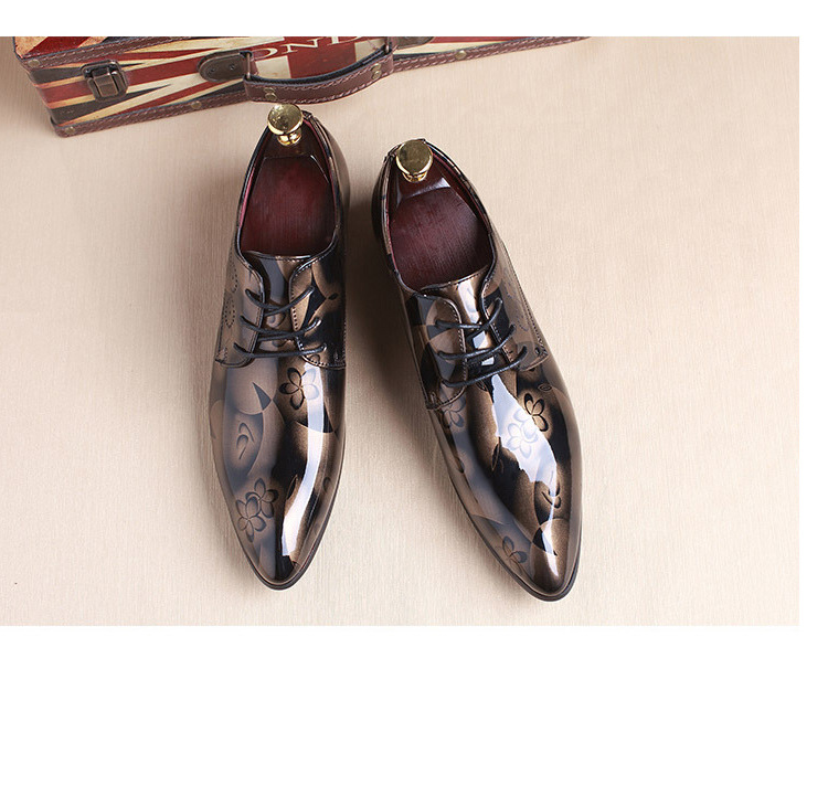 Spitz zulaufende Businessschuhe Freizeitschuhe für Herren_voghion.com