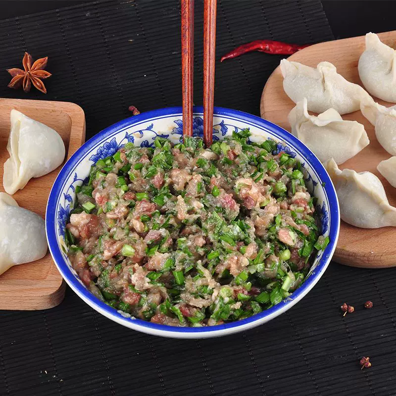 新鲜手工鲅鱼馅饺子馅马鲛鱼肉泥鱼滑鱼丸海鲜鲅鱼现货速发亚马逊