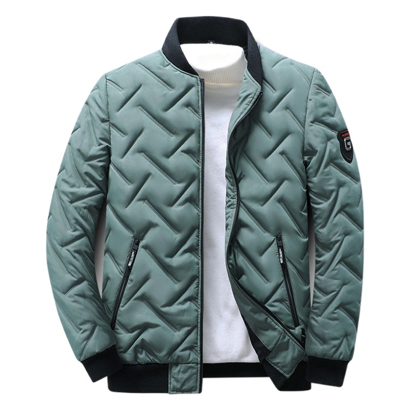 Invierno nueva chaqueta de béisbol abrigo de algodón acolchado engrosada caliente suelta Chaqueta de algodón acolchado abrigo estación independiente tendencia de suministro transfronterizo hombres