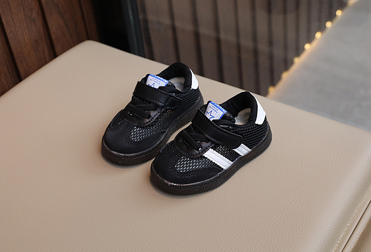 Atmungsaktive Kindersneaker Mit Klettverschluss Und Meshsohle_voghion.com