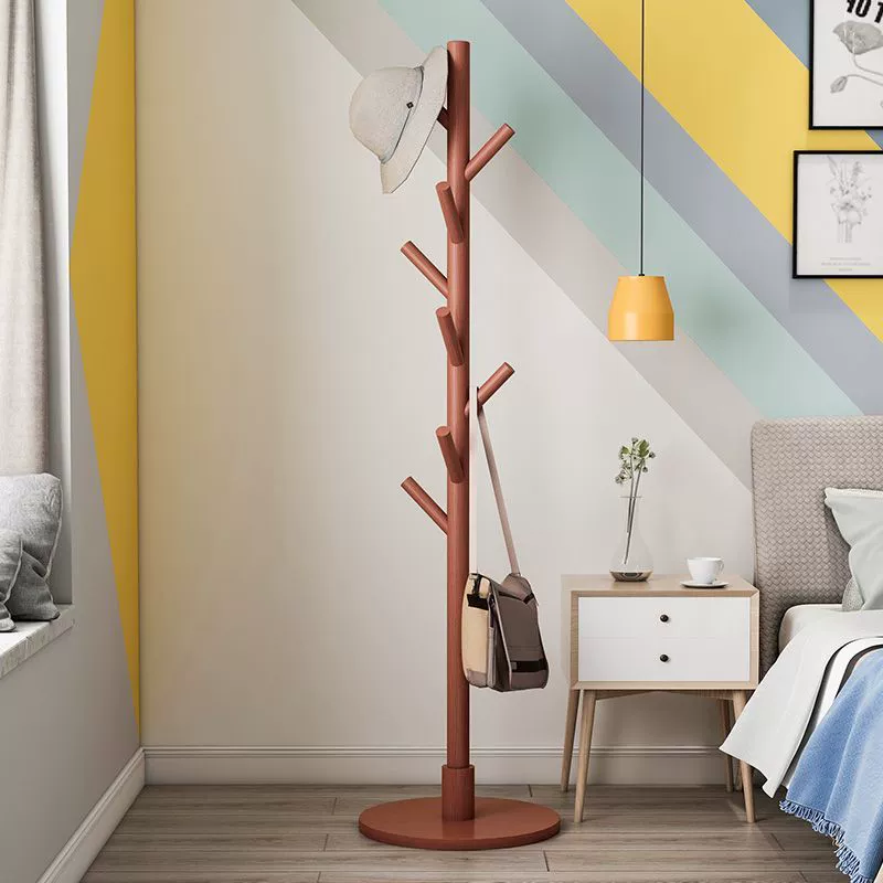 Гардеробная полка из массива дерева на пол для гостиной