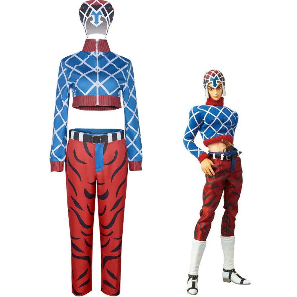 Q-Cross-border Джоджо's Wonderful Adventure Golden Wind COS COS одежда Гадо Масида Косплей Аниме одежда
