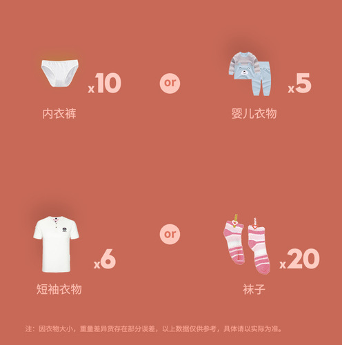 VCJ Mini Washing Machine, Small Semi-Automatic, Large Capacity, Wash and Drain Integrated, Baby and Maternity Special Care Underwear, One Piece Shipping