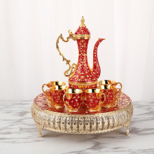 酒杯具套装大气家用酒具小酒杯欧式金属酒壶一口杯典雅礼品摆件