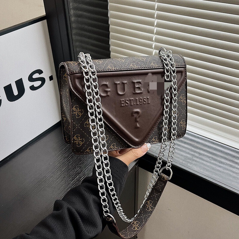 跨境2025新款盖家女包时尚高级感小方包链条百搭单肩斜挎包bags|undefined