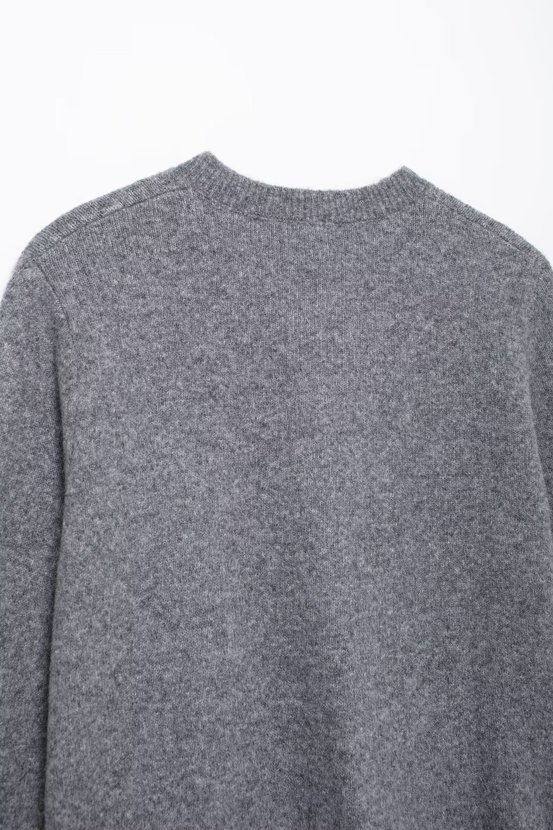 Women's clothing 2024 autumn and winter new fashionable round neck layered decorative knitted jacket_voghion.com