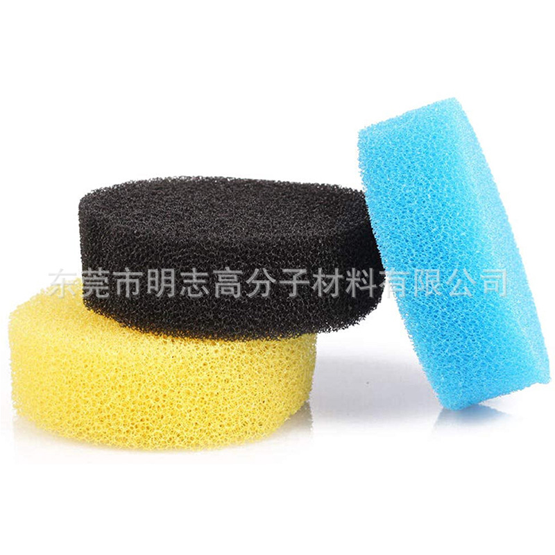 黑色聚氨酯疏水过滤海绵 细孔涂鸦海绵块 游泳馆吸油净化过滤海绵