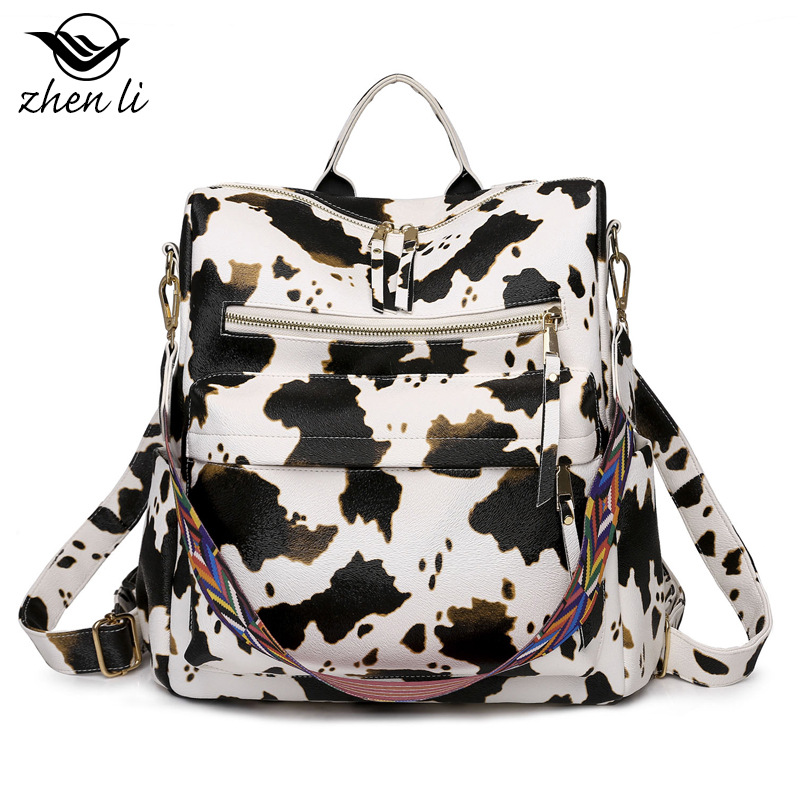 Zhenli bolso retro mochila de gran capacidad para mujer diseño de nicho Mochila De mujer bolsas bolsa al por mayor