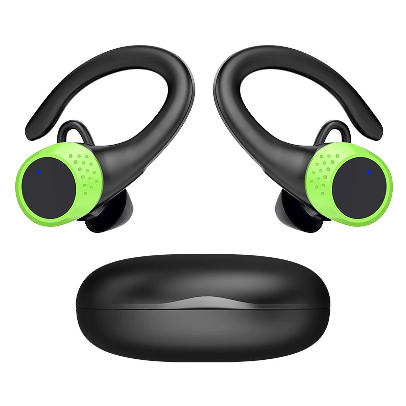 Беспроводные наушники Bluetooth с левым и правым звуком, гарнитура через шейный держатель, длинное закрытие, мобильные наушники с высоким и низким звучанием без боли в ушах