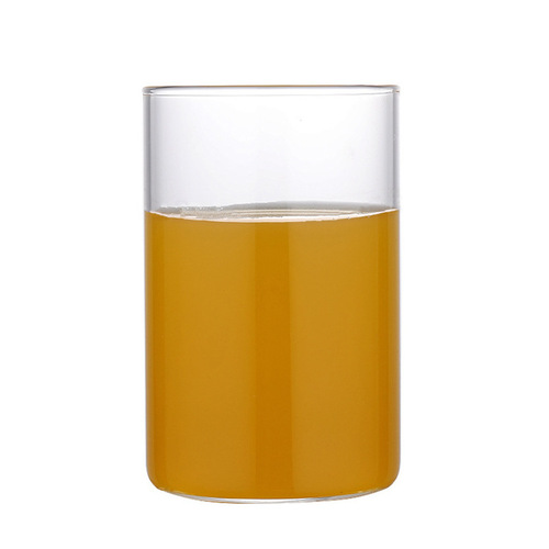High borosilicate glass simple cup tea cup transparent creative milk cup straight cup tea brewing cup manufacturer