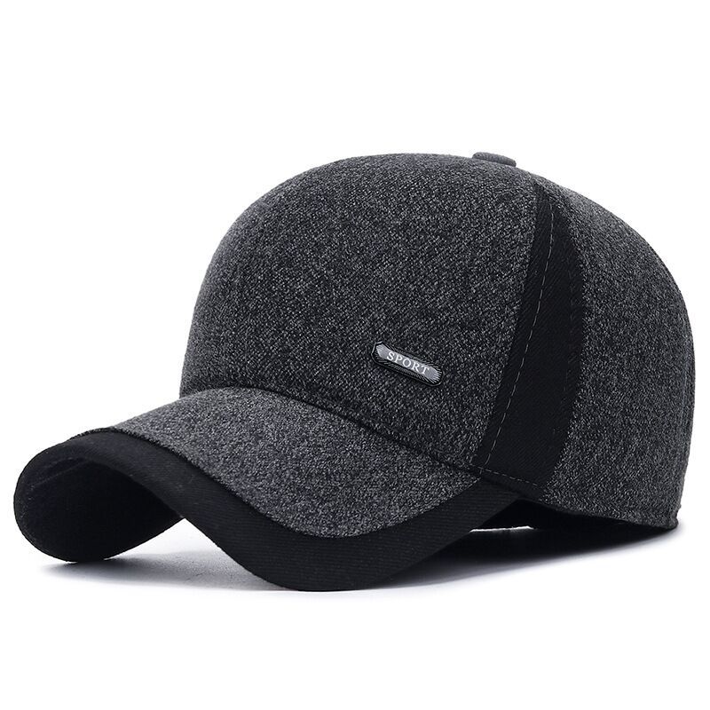 Winter new men's ear -cotton hats Middle -aged and elderly thickened…