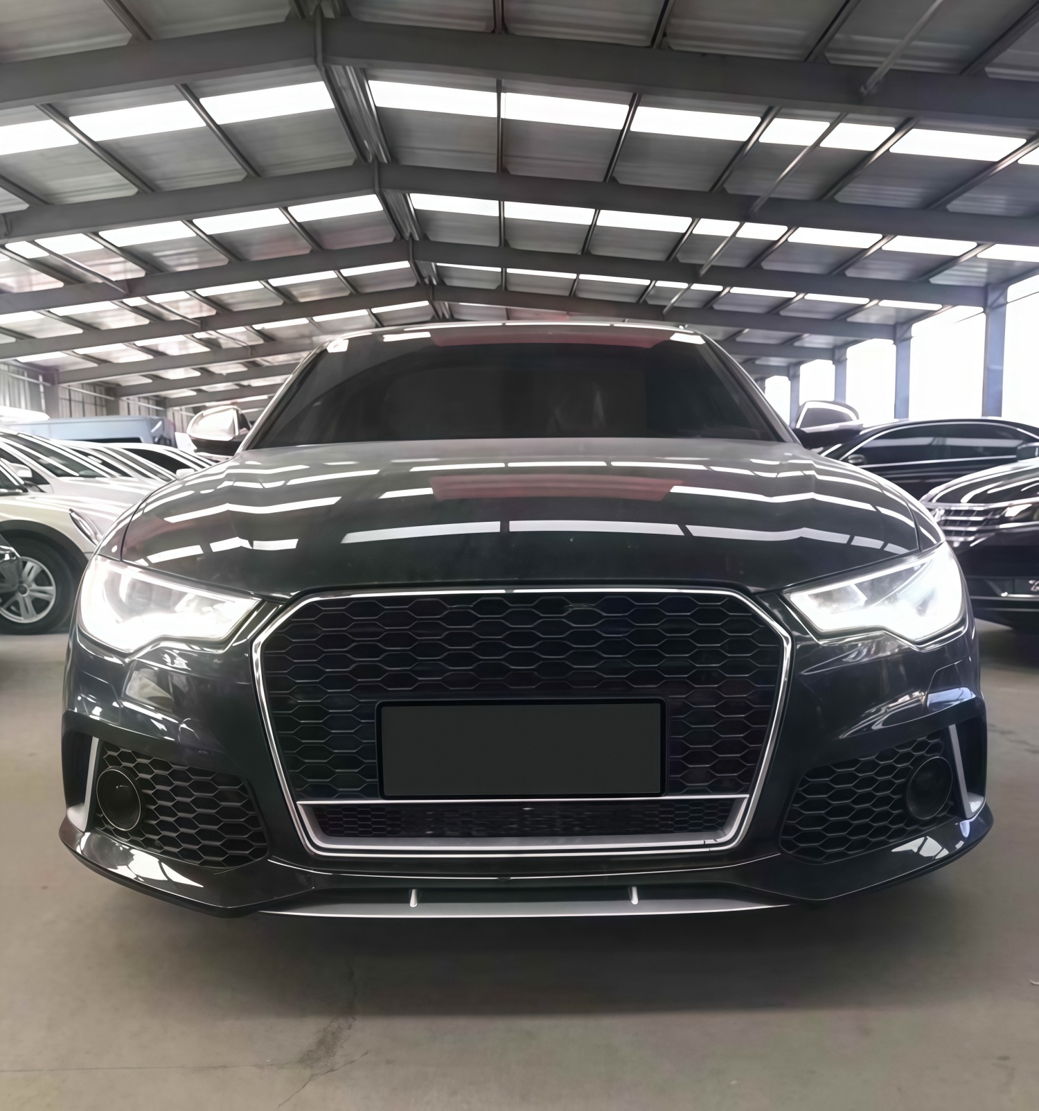 12-15 Models Suitable for Audi A6L Modification and Upgrade to Rs6 Body Kit, Front Bumper, Front Face, Front and Rear Bumper, Full Body Kit