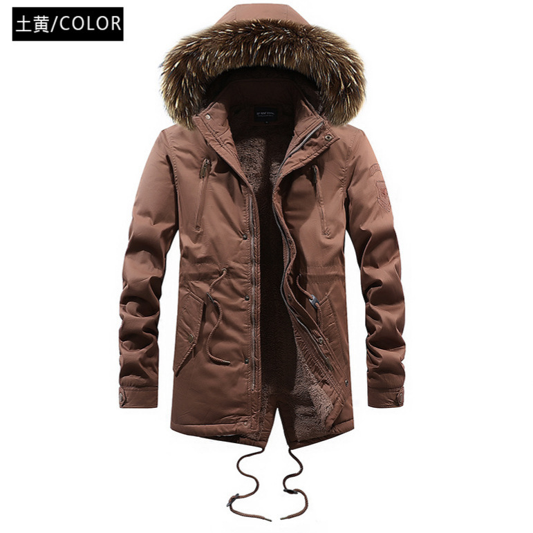 2022 nueva chaqueta de algodón de invierno juvenil hombre largo y delgado ropa de algodón lavado con agua gruesa chaqueta de algodón ropa de moda