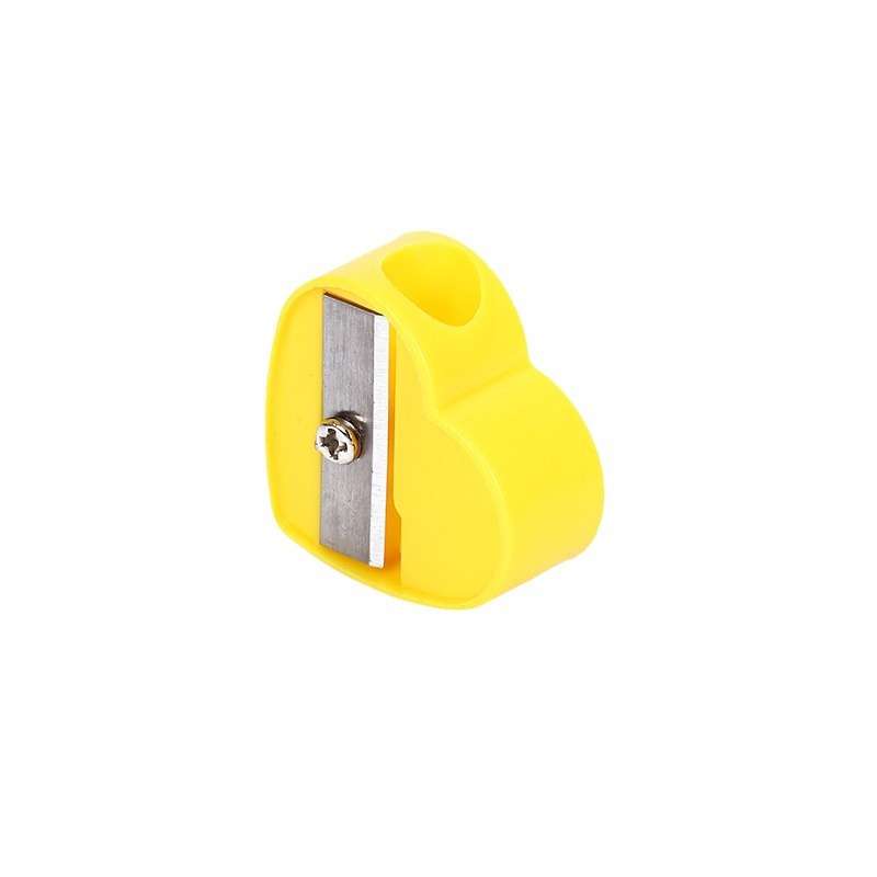 Sacapuntas de lápiz de un solo agujero en forma de corazón Sacapuntas de dibujos animados mini Sacapuntas de lápiz estudiante de la escuela primaria suministros de papelería ventas directas de fábrica