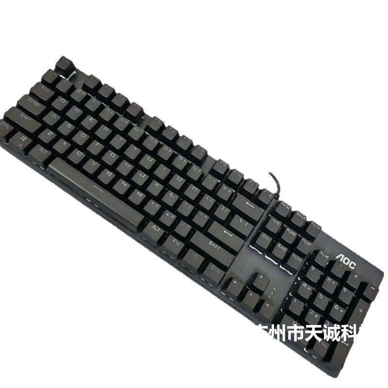 AOCGK410 メカニカルキーボード eスポーツ ゲーム専用 デスクトップ ノートパソコン 緑軸 有線 インターネットカフェパス|undefined