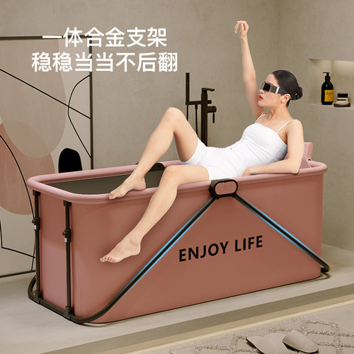Portable Foldable Home Hot Tub for Adults and Children, with Thick Bathing Tubs for Baby Steam and Medicine Baths