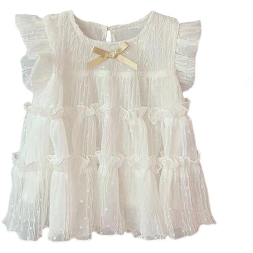 Girls' 2025 Summer Dresses for Baby Girls Princess Dresses Trendy Puffed Dresses for Young Children Baby Dresses Thin Version