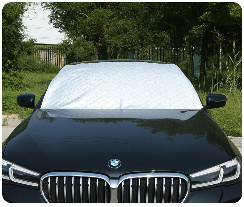 Car Snow Cover, Front Windshield Frost Protection, Anti-Freeze, Heat Insulation, Sunshade, Cartoon Sunshade, Car Cover, Winter