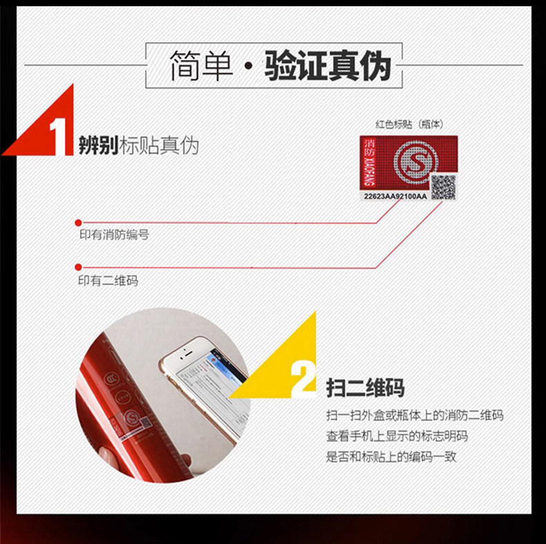 Fire warrior car fire extinguisher portable water-based car fire extinguisher small household fire fighting equipment wholesale gifts