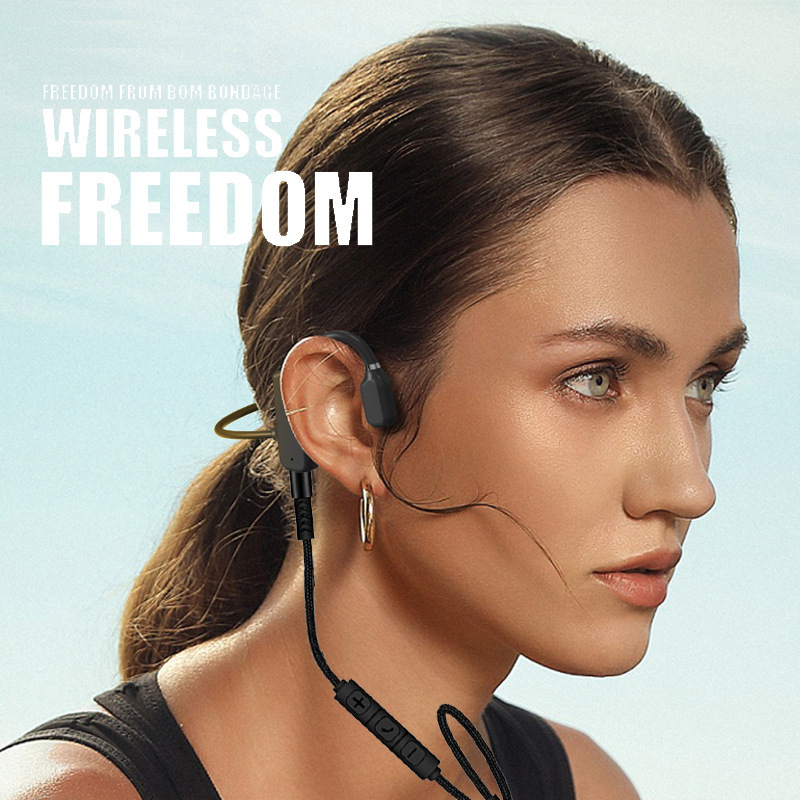 Bone Conduction Bluetooth Headset Wireless Running Sports Type-C Wired Live Bone Sensor Air Conduction Not Ear Bone Conduction Bluetooth Headset Wireless Running Sports Type-C Wired Live Bone Sensor Air Conduction Not Ear