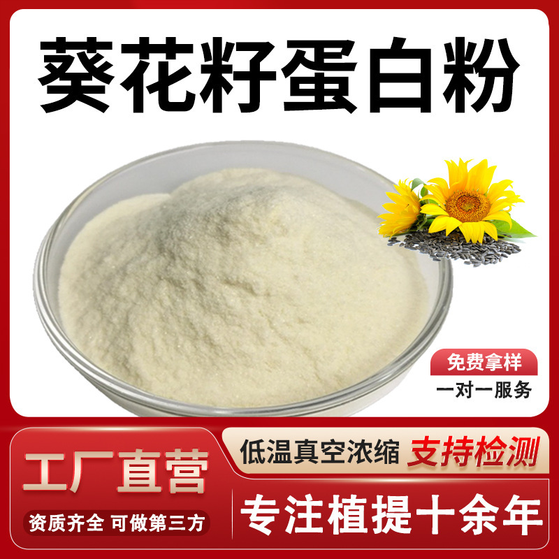 Sunflower Seed Protein Powder 80% Food Grade Sunflower Seed Extract Plant Protein Source Direct from Manufacturer