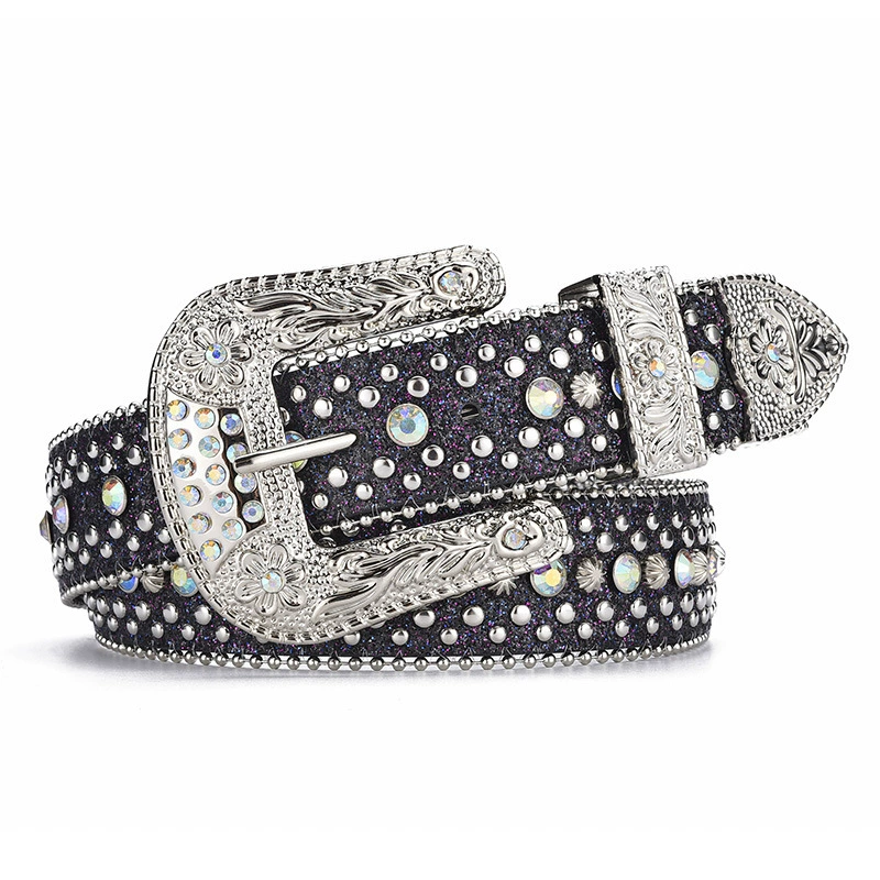Женский пояс с камнями Rhinestone, широкий пояс в стиле Y2K, ремень с бриллиантами
