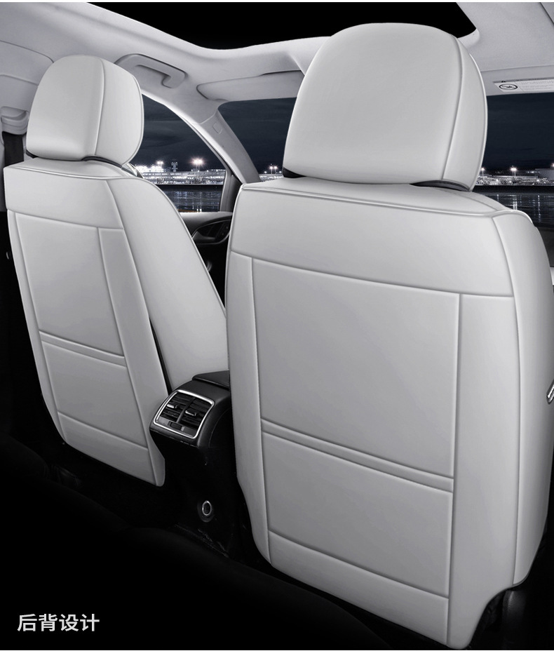 New All-Season Universal Full Leather 3D Fully Enclosed Breathable and Wear-Resistant Universal Five-Seater Car Interior Seat Cushion and Seat Cover
