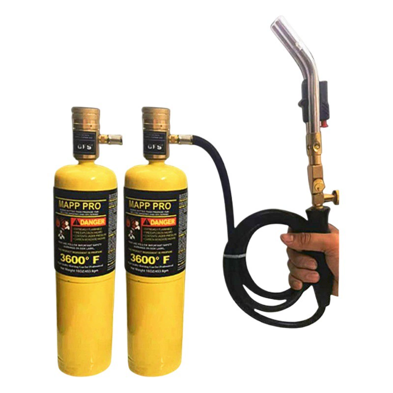 Бескислородная сварочная горелка MAPP MAPP газ Удобный кондиционер медной трубы ремонт сварки холодильник морозильник высокотемпературная горелка