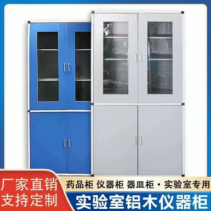 实验室全木PP全钢铝木药品柜 试验试剂柜仪器柜资料柜 全钢器皿柜
