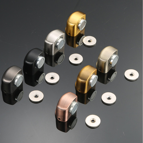 Strong magnetic suction door bedroom door stopper anti-collision door stop door collision hotel room door zinc alloy door stopper