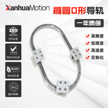 椭圆形环形导轨厂家轨道圆弧导轨输送线精密环形生产线导轨