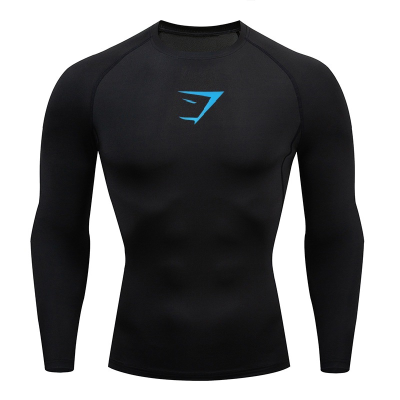 Black blue label + long sleeves