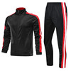 Large motion leisure time suit Basketball team Appearance clothing Gold Long sleeve zipper coat trousers customized logo