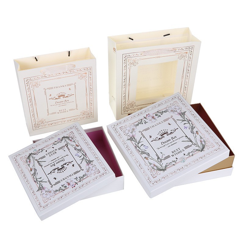 蝶恋花礼盒插边盒天地盖盒子抽屉盒喜糖伴手礼包装盒厂家直销批发