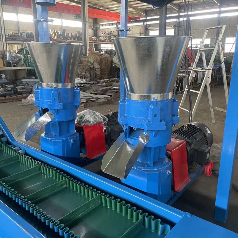 Farm Small Feed Pellet Machine Bran Cattle Sheep Pig Feed Pellet Machine Dried Beans Medicinal Residue Cylindrical Pellet Machine