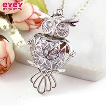 DIY装饰配件异形可打开镂空魔盒吊坠玻璃球罩相盒长款项链胎发瓶