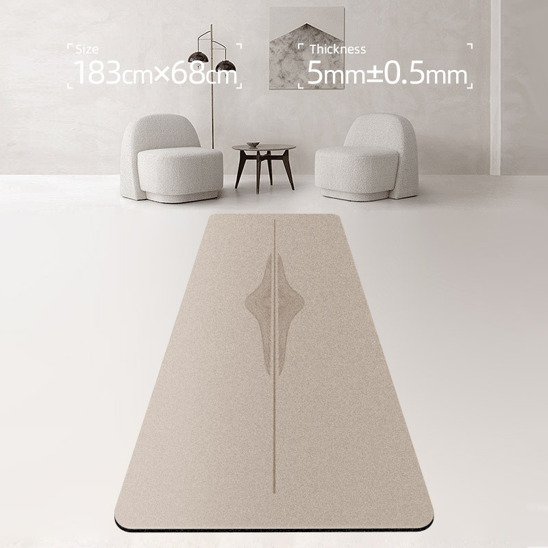 고형 pu 코코넛 섬유 천연 고무 요가 매트 미끄럼 방지 내마모성 스포츠의 5mm 업그레이드 버전 홈 샵