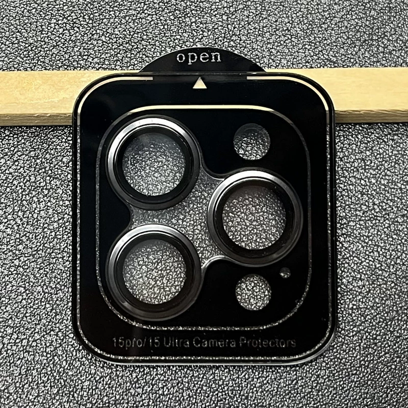 Camera Lens Protector (Apple) iPhone 17 / 17 Pro Max Compatible, Metal Ring, Geolocation Function