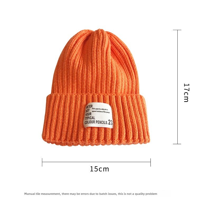 Bonnet tricoté pour enfants Cat Brother 2020 automne et hiver nouvelle version coréenne étiquette en tissu de mode chapeau en laine tendance mignon pour garçons et filles_voghion.com