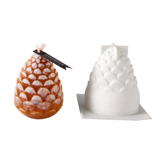 DIY Handmade Candle 3D Pine Candle Scented Candle Silicone Mold Home Christmas Gift Shape Candle