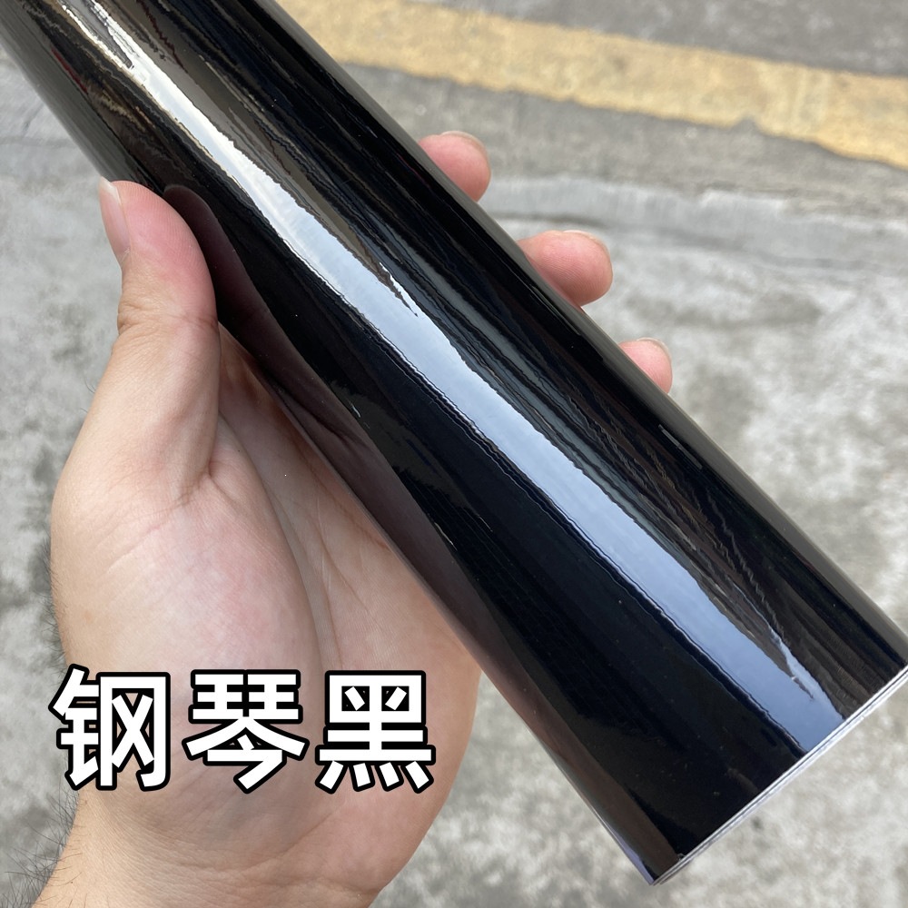 Suitable for PET car film, electric vehicle and motorcycle color change film, matte samurai black, piano black, body color-changing