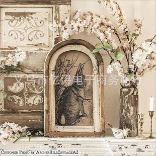 Rabbit Wall Art Rustic Farmhouse Decor���Ӡ��l���r��ˇ�g�b�