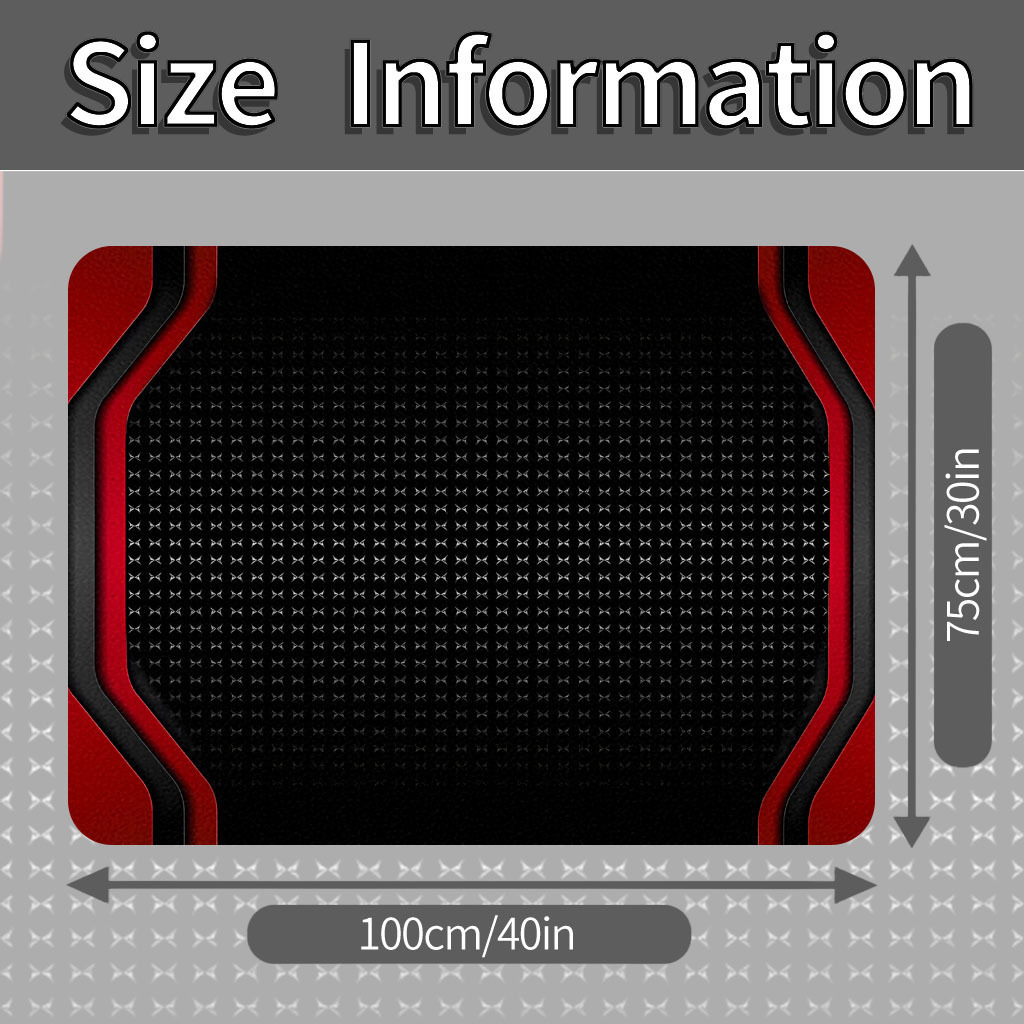 Cross-Border Amazon American-Style Car Trunk Mat, Stain-Resistant and Wear-Resistant, Water-Absorbent and Easy to Care For, Crystal Velvet Dust-Proof Mat