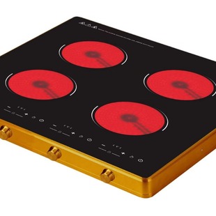 Multi-Head Cross-Border Foreign Trade Electric Ceramic Stove for Home Use, Intelligent High-Power Cookware, Three-Head and Four-Head Stove Manufacturer