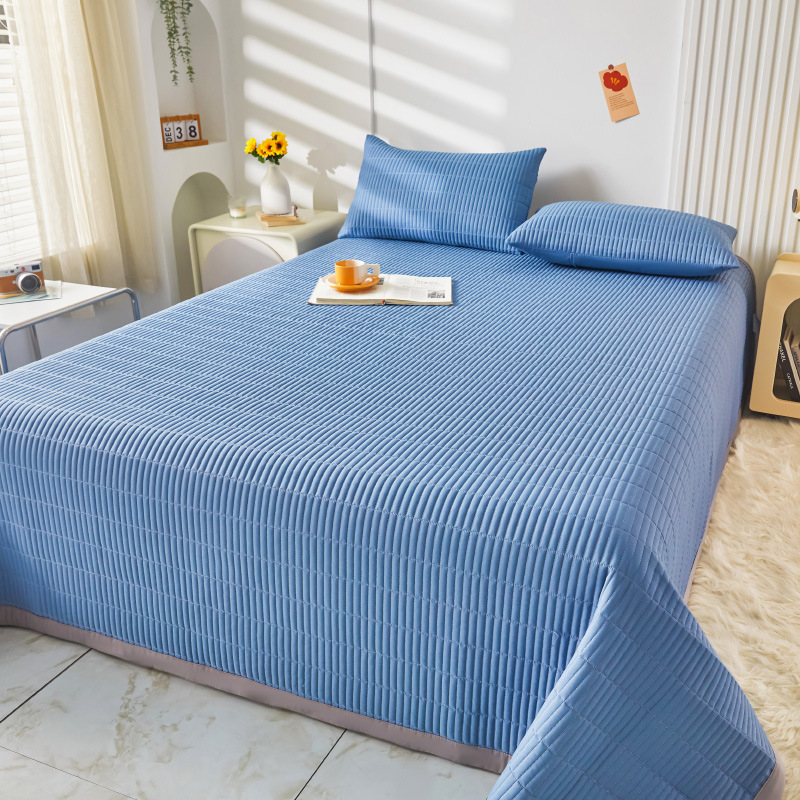 2025 nuevo estilo cubierta de cama de verano tatami de una pieza especial sábana acolchada cubierta de cama dormitorio individual juego de tres piezas