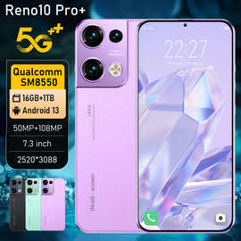 2023跨境爆款手机 Reno10 Pro+真4G 7.3寸 1300万像素2+16安卓8.1