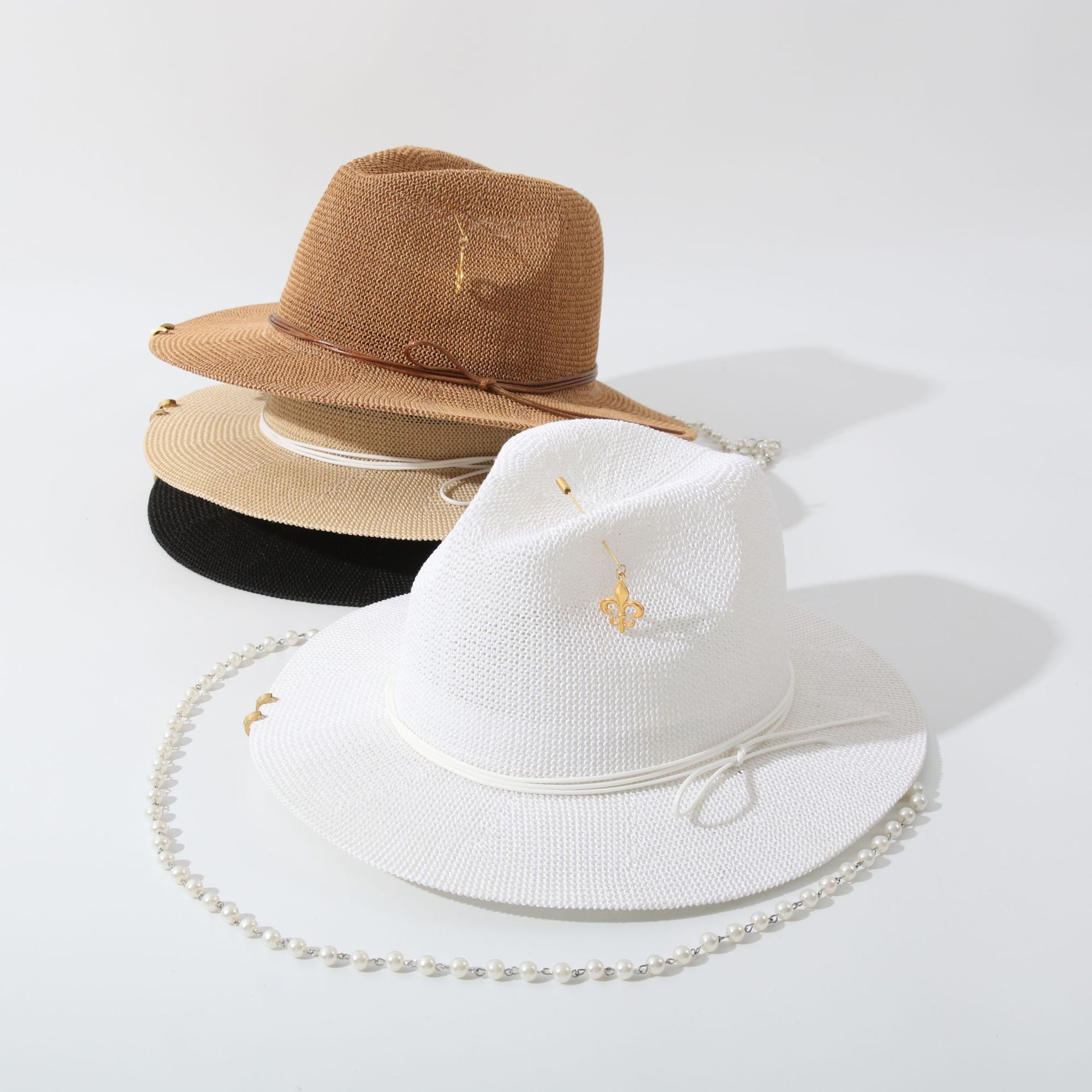 Unisexo Hawaiano Vacaciones Tropical Geométrico Aleros Planos Sombrero De Copa display picture 28